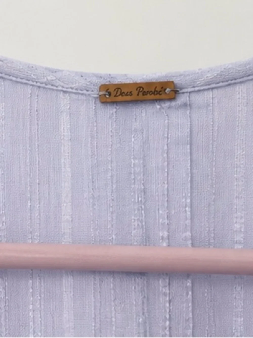 Free People Lavender Textured Babydoll Tunic Top | XS